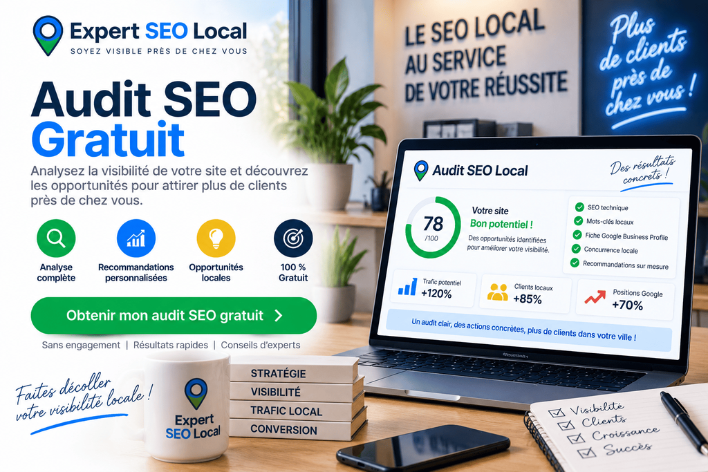 Audit SEO gratuit pour analyser la visibilité locale d’un site